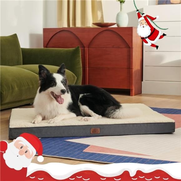 Dog Bed for Large Dogs - Big Orthopedic Dog Bed with Removable Washable Cover - Picture 2 of 6